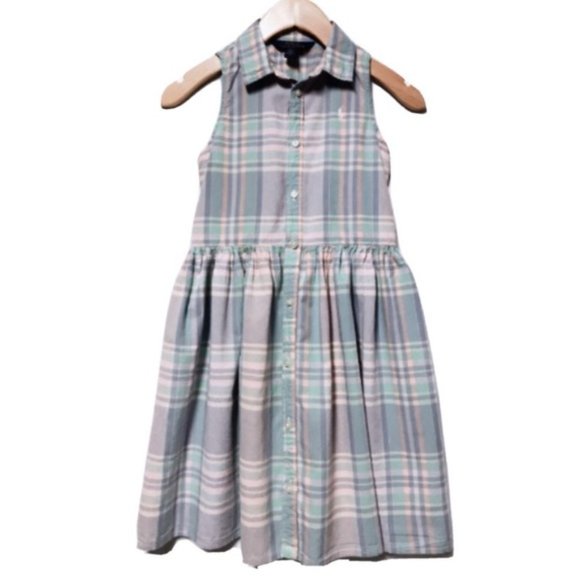 SOLD Polo Ralph Lauren Fits & Flare Cotton Shirtdress - Picture 2 of 9